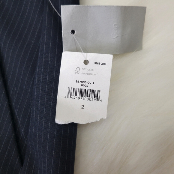 Gap Navy Pinstripe Office Career Skirt 2 - Picture 8 of 8